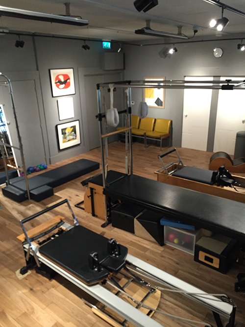 the reformer in Osteopath and Pilates studio Notting Hill and Ladbroke Grove, London W10