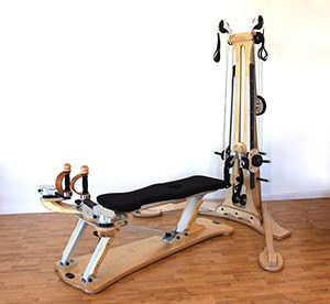 a Gyrotonic machine in Natural Moves Studio in Notting Hill, London W10